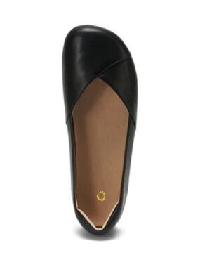 Xero Shoes | Phoenix Black Leather Barefoot Ballet Flat 8